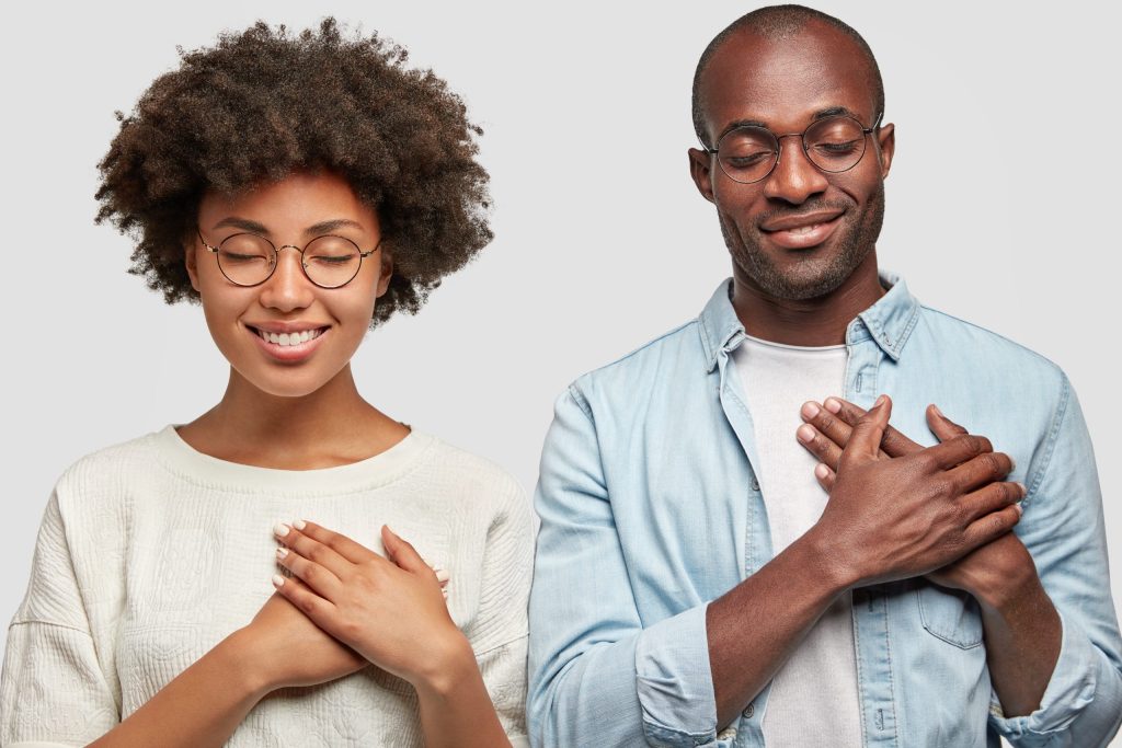 showing gratitude